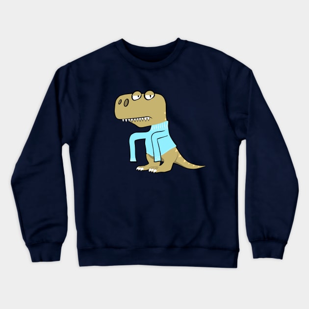 T-Rex problems Crewneck Sweatshirt by TimAddisonArt